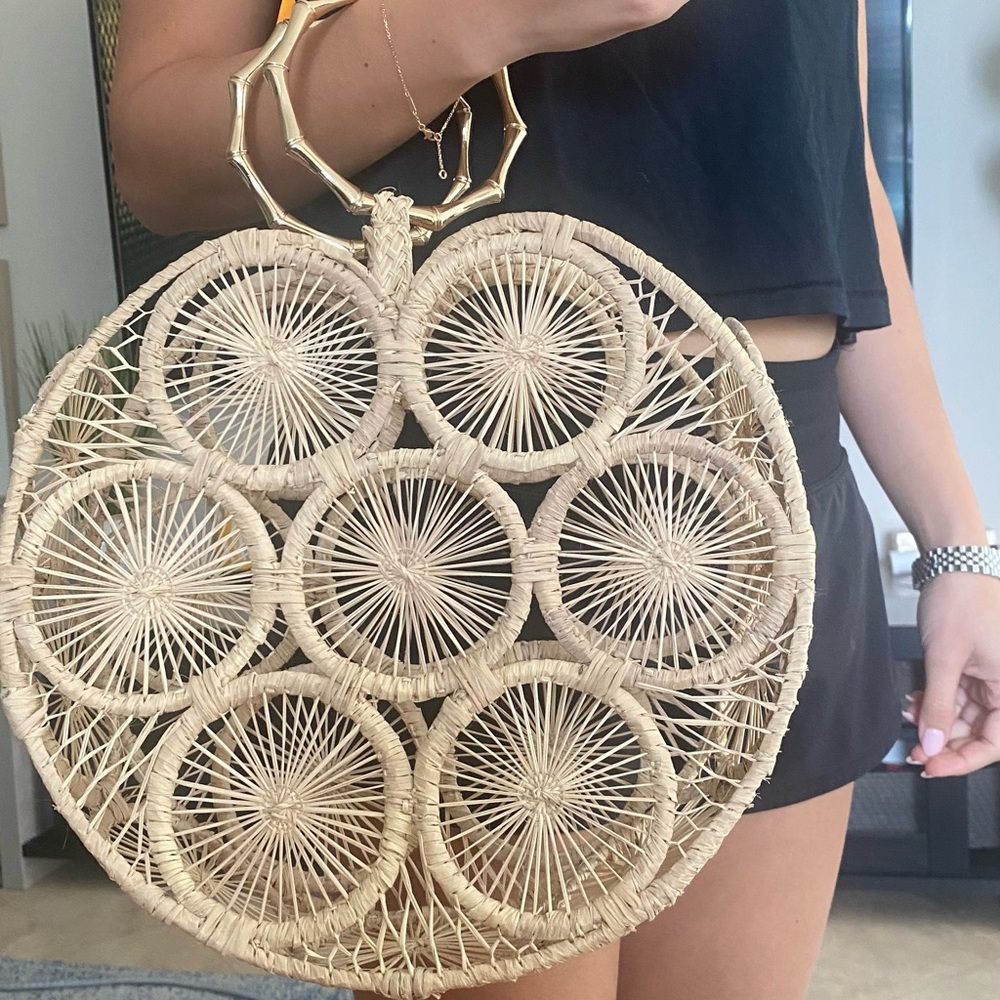 Handmade rattan bag